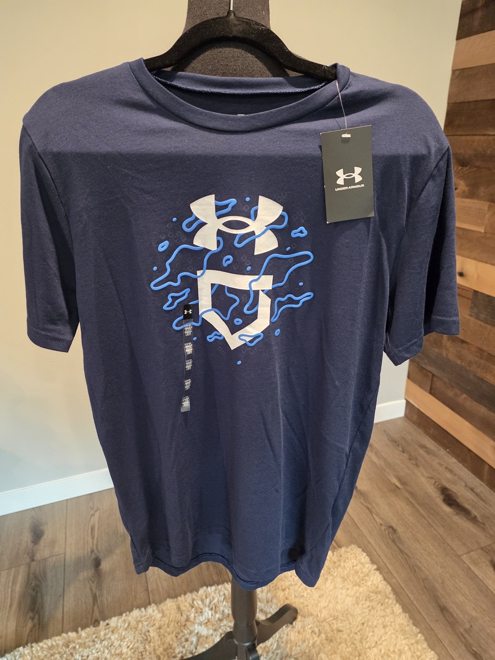 Under Armour Navy Blue Short Sleeve Graphic Tee